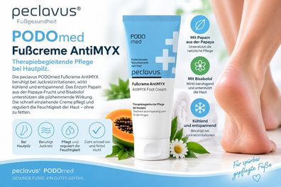 peclavus® PODOmed Fußcreme AntiMYX - 100 ml