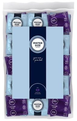 Mister Size Kondome 69 mm Transparent Vegan - Hauchdünn für MEHR Gefühl