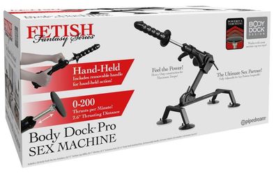 Fetish Fantasy Body Dock Pro Sexmaschine mit Dildo und Fernbedienung