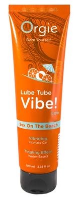 Orgie Vibrating Intimate Gel Lube - Sex on the Beach