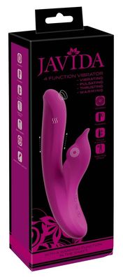 Javida 4 Function Vibrator - Stöße, Wärme, Pulse & Vibrationen