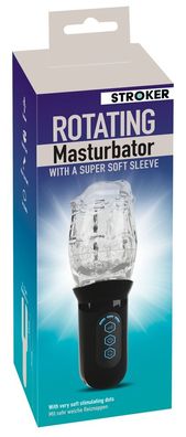 Stroker Rotating Masturbator "Rundum-Penismassage" Black