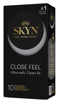 SKYN Close Feel Kondome - Vegan und Latexfrei (51mm, 10 Stück)