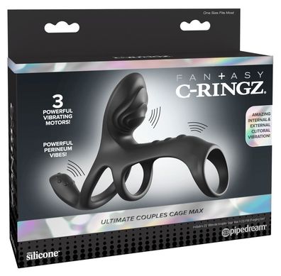 Fantasy C-Ringz Ultimate Couples Cage Max Schwarz