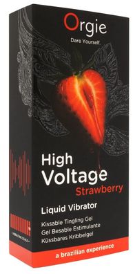 Orgie High Voltage Erdbeer Stimulationsgel 15 ml transparent