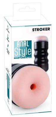 Stroker Anal Style Masturbator hautfarben hell, diskret & realistisch