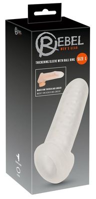 Rebel Thickening Sleeve mit Ball Ring Transparent L