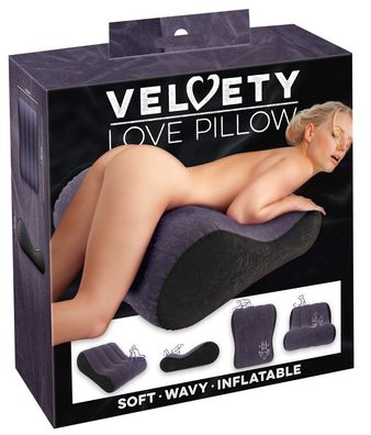 You2Toys Aufblasbares Love Pillow blau, ergonomisches Velvety Kissen