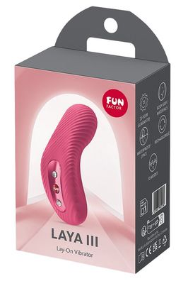 Fun Factory Laya III Pink – Auflegevibrator mit Vibration & Klopfimpuls