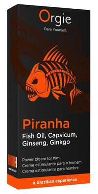 Orgie Piranha Power Cream 15ml – Wärme-Creme für ihn