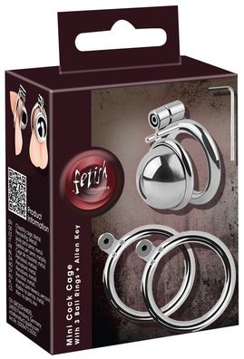 fetish Collection Mini Cock Cage silber