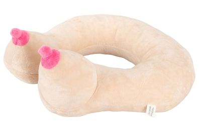 Plüschiges Brüsten-Nackenkissen "Cuddly Boobs