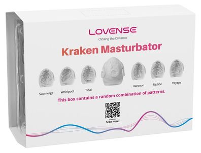 Lovense Kraken 6?Pack Masturbator weiß