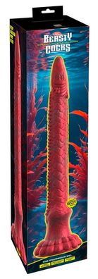 Beasty Cocks Enormous Eel Dildo – Rot (65,5 cm)