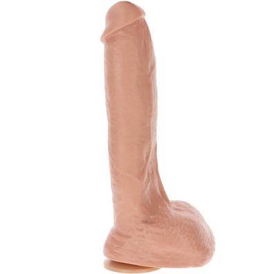 GET Real extremer XXL-Dildo 28 cm mit Saugnapf, hautfarben