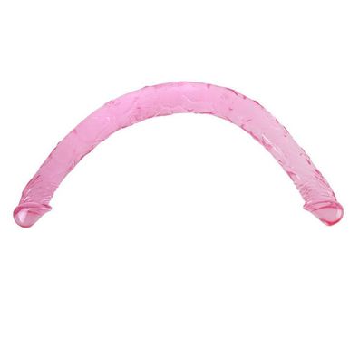 Baile Anal Doppeldildo aus Gelatine flieder