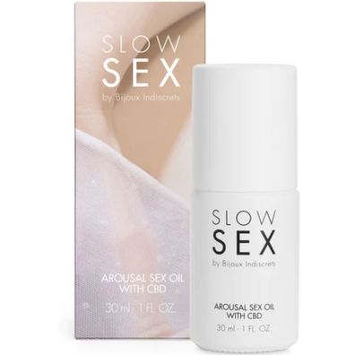 Bijoux Slow SEX Massageöl mit CBD für mehr Lust, 30 ml