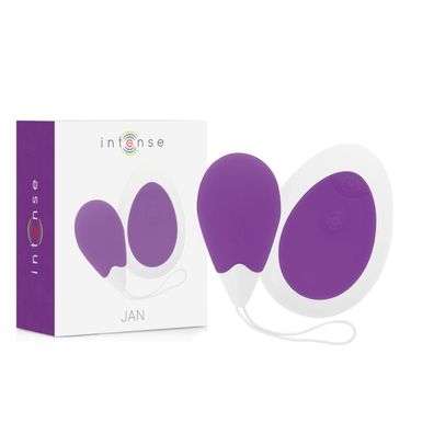 Intense Remote Control Vibrations-Ei Jan mit Fernbedienung lila