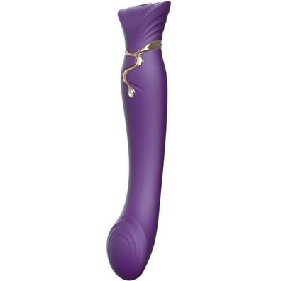 Zalo Queen G-spot Puls Wave Vibrator mit Swarovski-Detail, lila