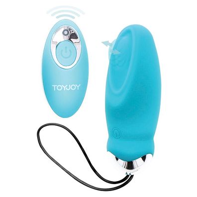 Toyjoy Happiness IM SO Eggcited Vibrator-Ei mit Fernbedienung, Silikon, 8,9 cm