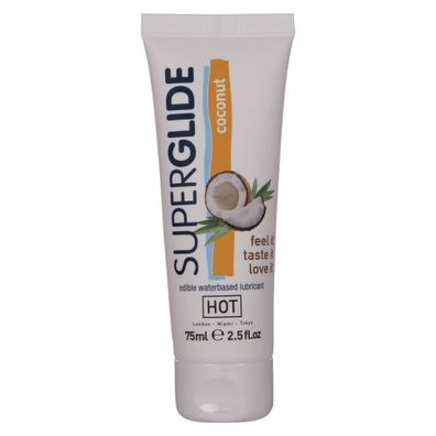 HOT Superglide Gleitmittel Wasserbasis Kokosnussgeschmack 75 ml