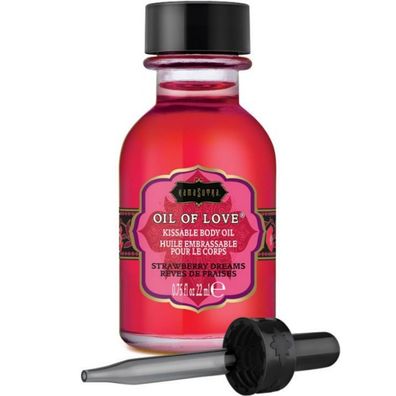 Kamasutra Cosmetics Kussöl Erdbeer 22 ml