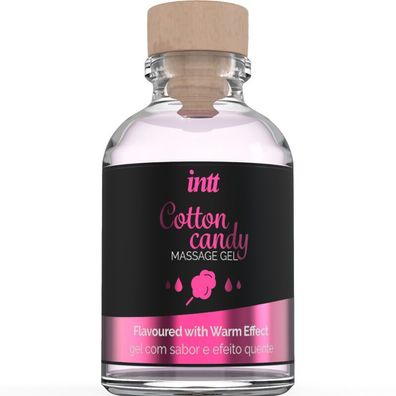 Intt Massagegel Zuckerwatte-Geschmack mit Wärmeeffekt, 30 ml