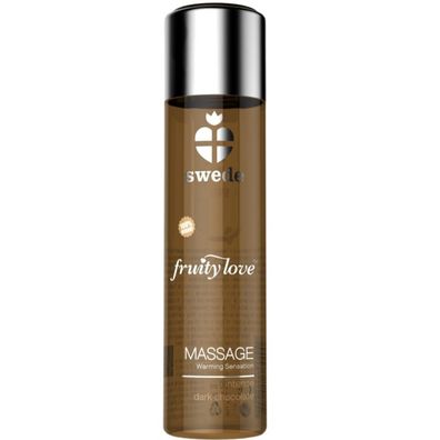 Swede Fruity Love Massageöl mit wärmendem Effekt, dunkle Schokolade 120 ml