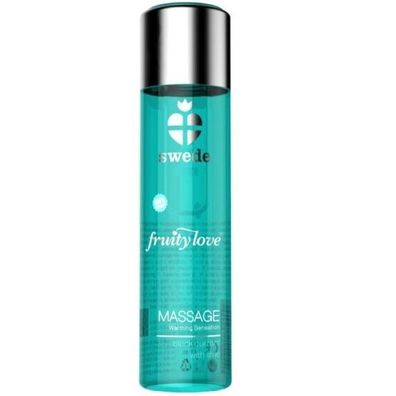 Swede Massageöl mit wärmendem Effekt, schwarze Johannisbeere und Limette 60 ml