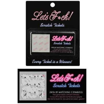 Kheper Games Let's F*ck! Rubbellose – 8 erotische Gewinnlose für Paare