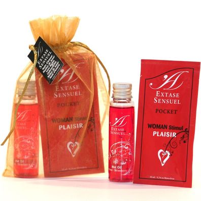 Extase Sensual Set Nuits d'Amour Reiseformat mit Stimulans und Massageöl