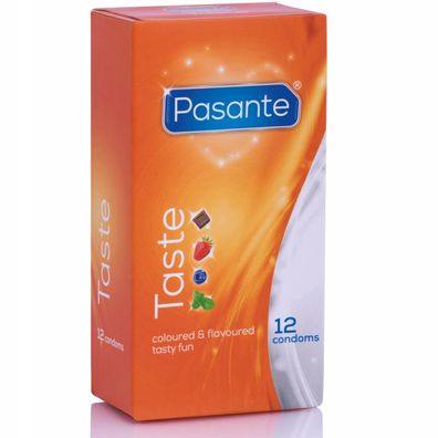 Pasante Kondome Aromen 12 Stück mit Geschmack