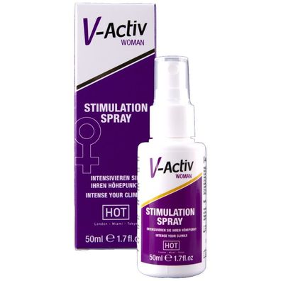 HOT V-activ Stimulationsspray für Frauen 50 ml mit Wärmeeffekt