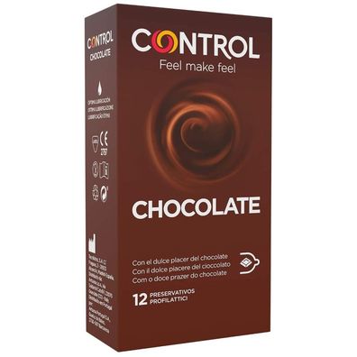 Control Condoms Kondome mit Schokoladengeschmack, 12 Stück