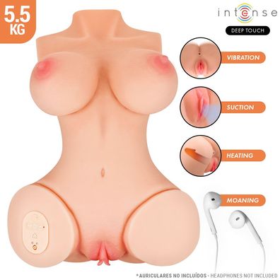 Intense Bodies Masturbator-Torso Deep Touch mit Vibration und Wärme