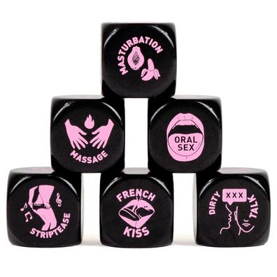 Secretplay 100% Games Vorlust-Würfel 20 mm für Sexspiele