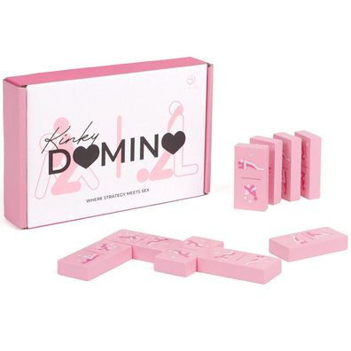 Secretplay 100% Games Kinky Domino Holzspiel mit 28 Teilen
