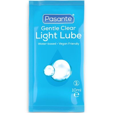 Pasante Light Gleitmittel auf Wasserbasis 10 ml Einzeldosis