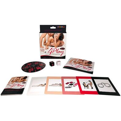Kheper Games 4play-Spielset mit Sex-Spinner und Vorspielwürfeln