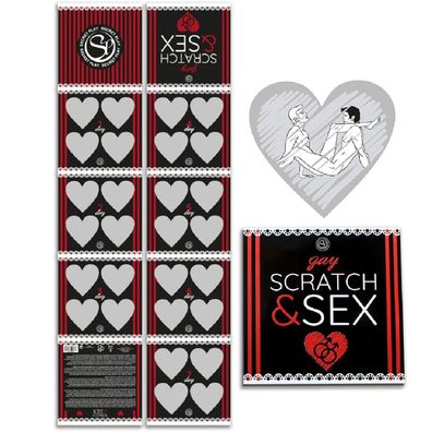 Secretplay 100% Games Scratch & Sex GAY Paare Spiel, Rubbelspiel für Schwule