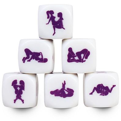 Secretplay 100% Games Kamasutra-Würfel für lesbische Paare, 25 mm