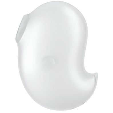 Satisfyer Layons Cutie Ghost Auflegevibrator mit Druckwellen und Vibration, weiß