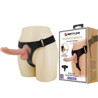 Harness Collection Pretty Love Universal-Harness mit Dildo Kevin Natural