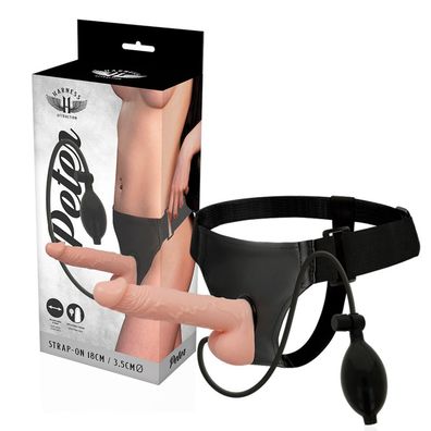 Harness Attraction Strap-On-Geschirr mit aufblasbarem Penis