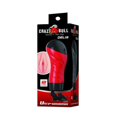 Crazy Bull Flora Vagina Masturbator mit Vibration und Saugbasis