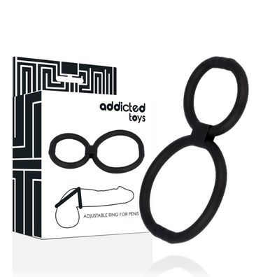 Addicted Toys Verstellbare Penisringe aus Silikon