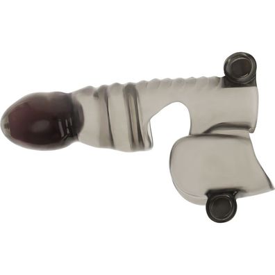 Ohmama Penis- und Hodenhülle mit 3 Motoren, strukturiert, 14 cm