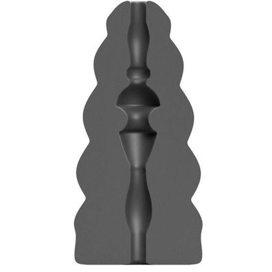ALL Black Masturbator Flick mit Spiralstruktur