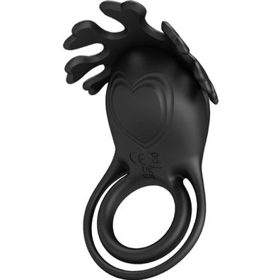 FOR HIM Pretty Love Ruben Vibratorring mit 7 Modi, schwarz