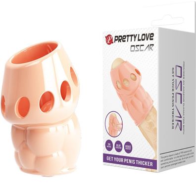 FOR HIM Pretty Love Oscar Natürlicher Penisverdicker aus TPR, hautfarben